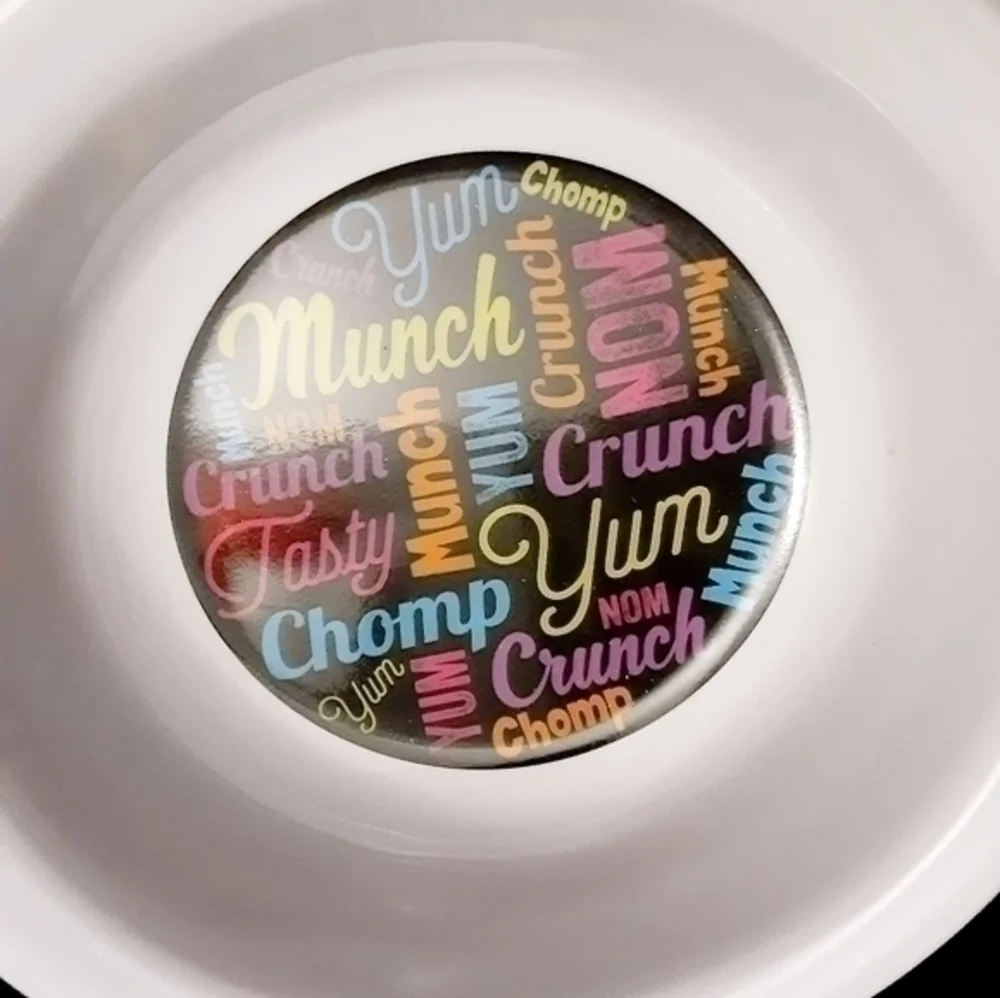 Melamine Cat Bowl- Chomp/Tasty